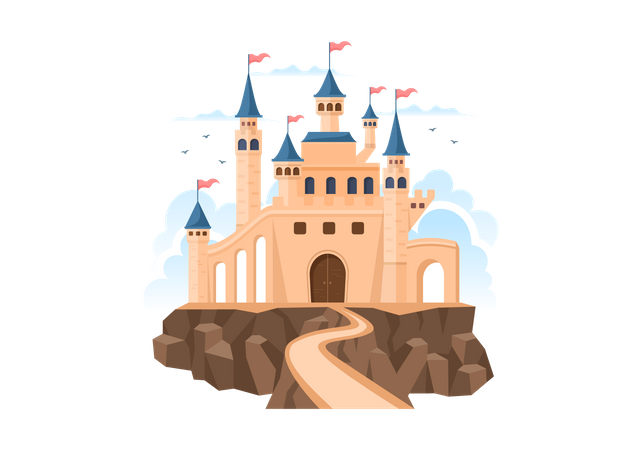 Majestic Castle  Illustration