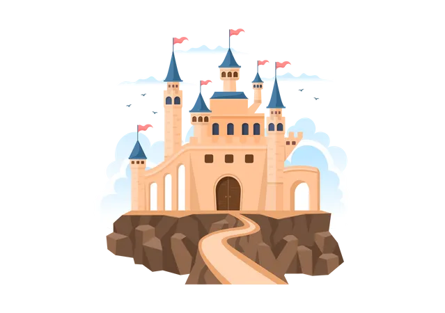 Majestic Castle  Illustration