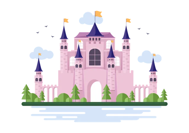 Majestic Palace Illustration