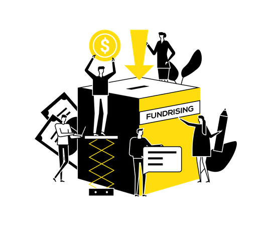 Make a donation  イラスト