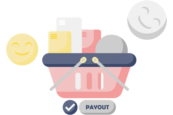 Make online transactions  Illustration