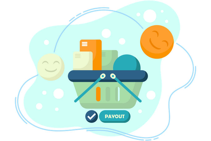 Make online transactions  Illustration