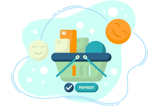 Make online transactions  Illustration