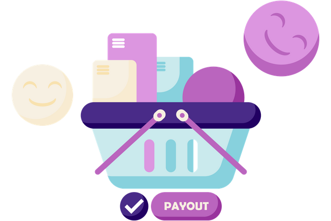 Make online transactions  Illustration