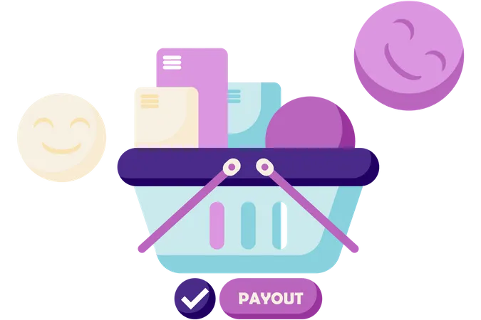 Make online transactions  Illustration