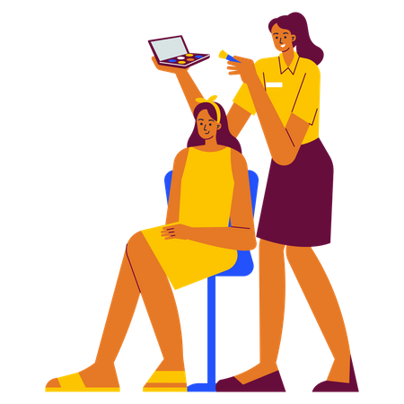 Makeup Artist  Illustration