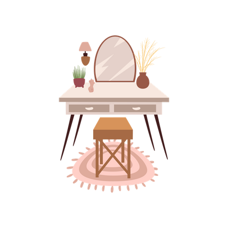 Makeup room  Illustration