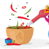 free ketchup illustrations