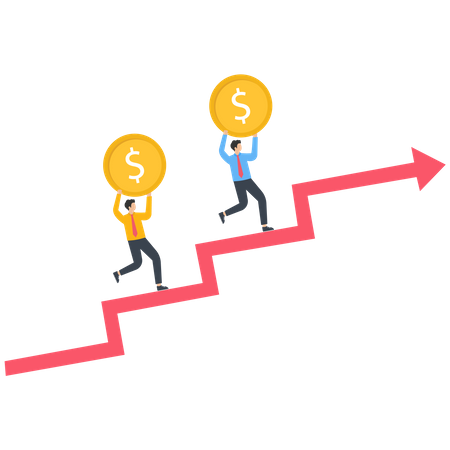 Making money  Illustration