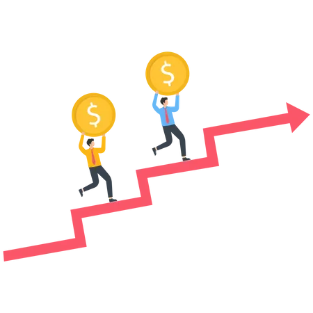 Making money  Illustration