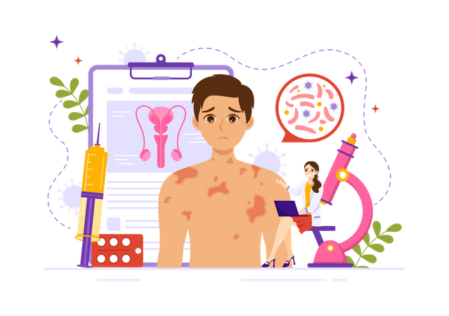 Maladies sexuellement transmissibles  Illustration
