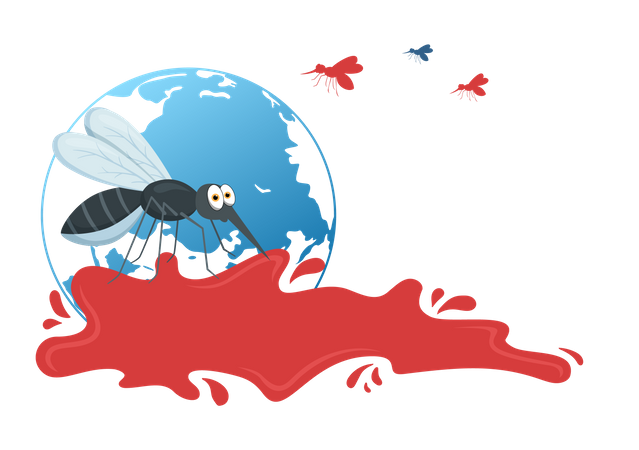 Malaria Day Illustration
