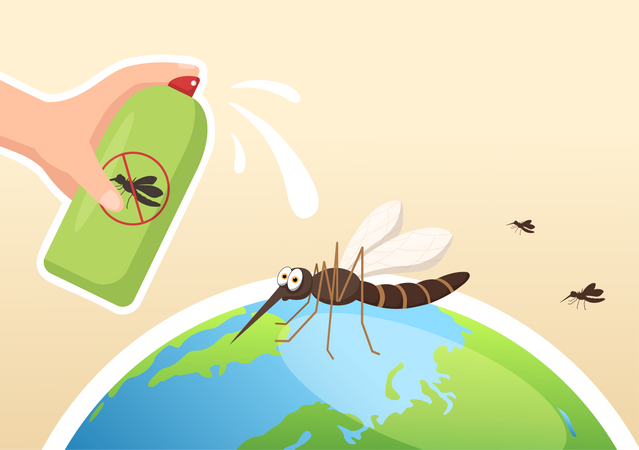Malaria-Tag  Illustration