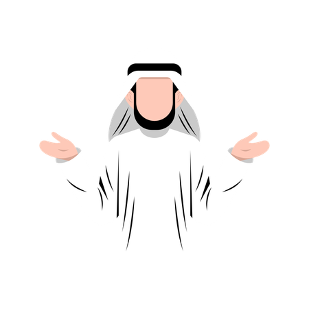 Mâle arabe  Illustration