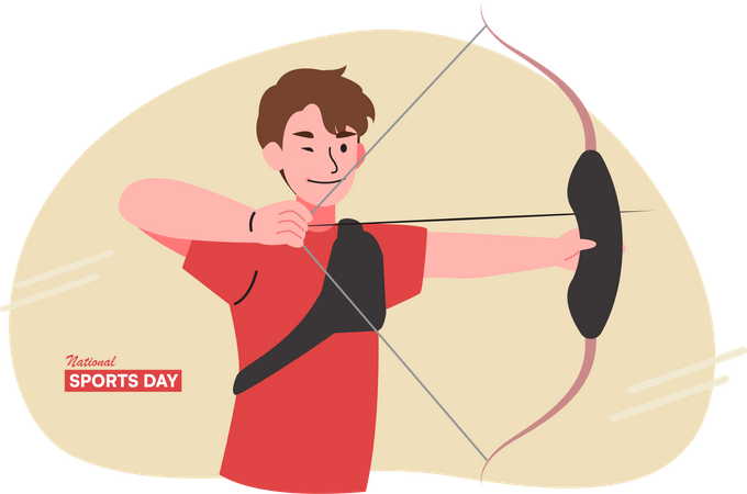 Male Archer  Illustration