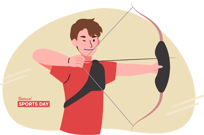 Male Archer  Illustration