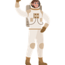 illustration for astronaut greeting