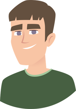 Male Avatar  Illustration