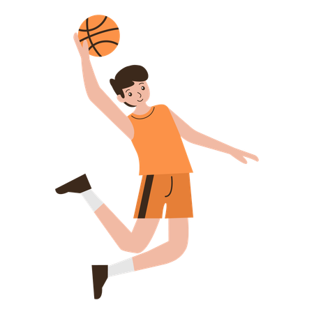 Male Basketball Player  イラスト
