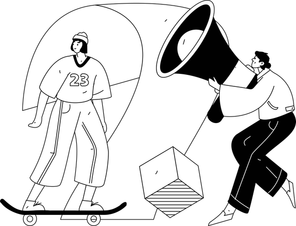 Male candidate filling Job Application  Illustration