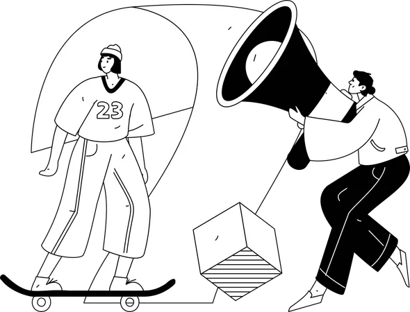 Male candidate filling Job Application  Illustration