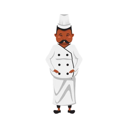 Male Chef  Illustration