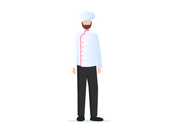 Male chef Illustration