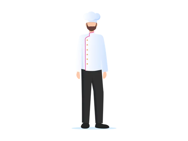 Male chef  イラスト