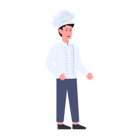 Male Chef Illustration