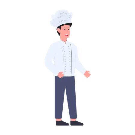 Male Chef Illustration