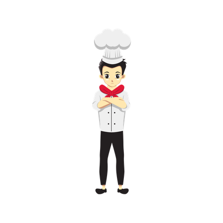 Male Chef  Illustration