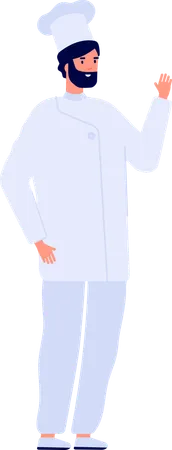 Male Chef  Illustration