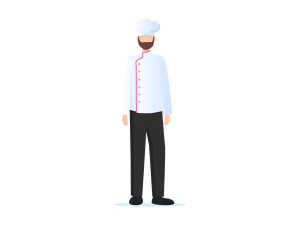 Male chef  Illustration