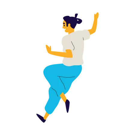 Male Choreographer  Illustration