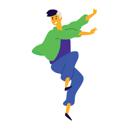 Male Choreographer  Illustration