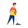 illustration for dust cleaner