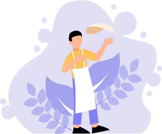 Male cook  Illustration