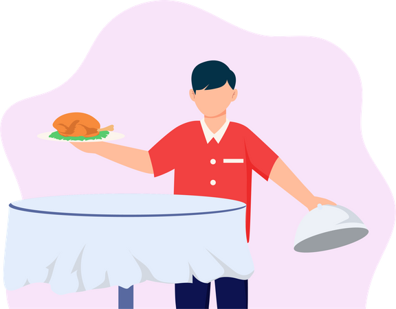 Male Cook  Illustration