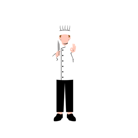 Male cook  Illustration