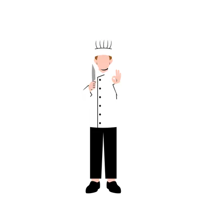 Male cook  Illustration