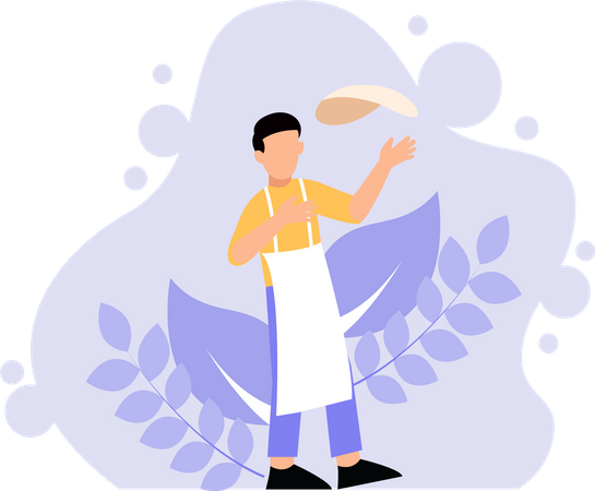 Male cook  Illustration