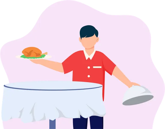 Male Cook  Illustration