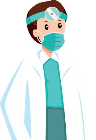 Male Dentist  Illustration