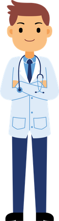 Male doctor Illustration