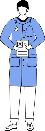 Male doctor Illustration