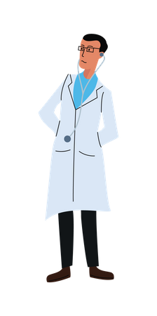 Male Doctor  イラスト