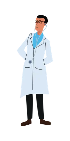 Male Doctor  イラスト