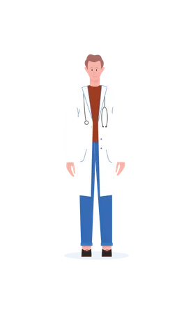 Male Doctor  Illustration