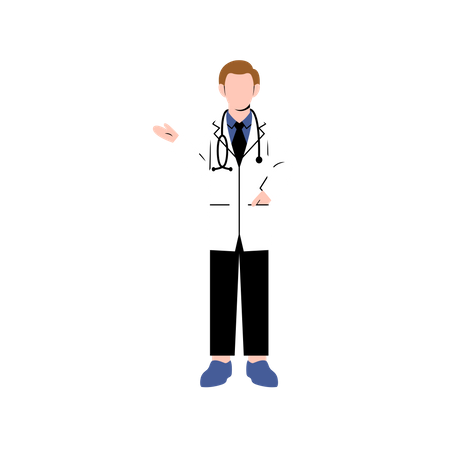 Male doctor  Illustration