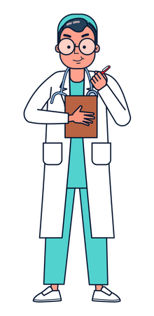 Male doctor  Illustration